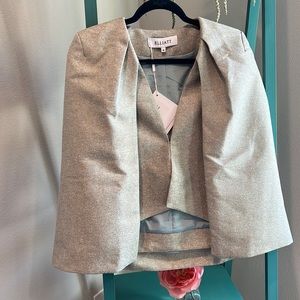 Cape jacket - Gold/Cream